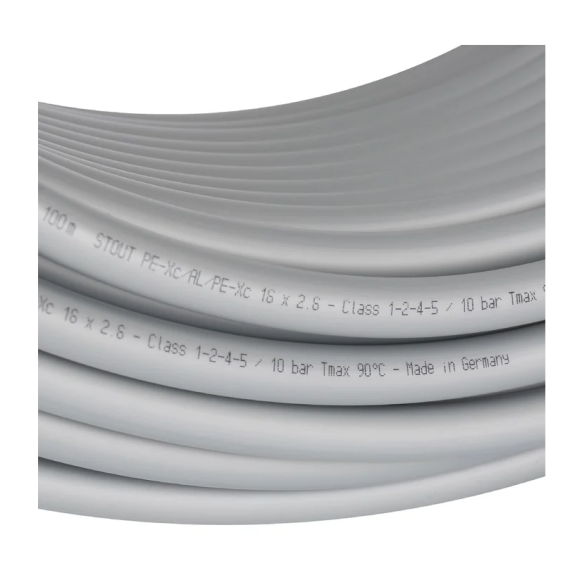 STOUT Стабильная труба  PE-Xc/Al/PE-Xс, универсальная серая 16х2,6 (100 м.)
