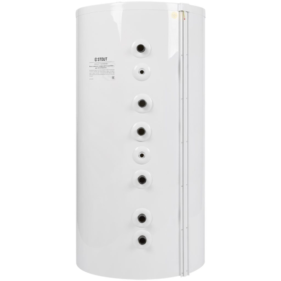 Бойлер косвенного нагрева STOUT OptiBase напольный 200 л, с возм. уст. ТЭН, два теплообменника